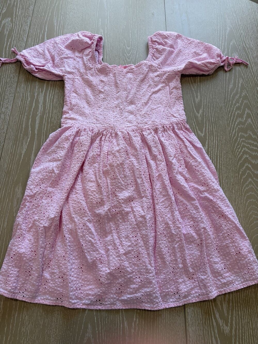 Simply Southern Light Pink Floral Dress Women’s Size Small See Pictures